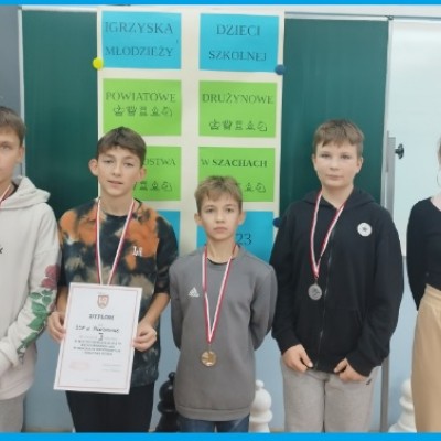 Drużynowe Mistrzostwa Powiatu Wrzesińskiego SZS w Szachach - Mistrzostwa Dzieci i Młodzieży