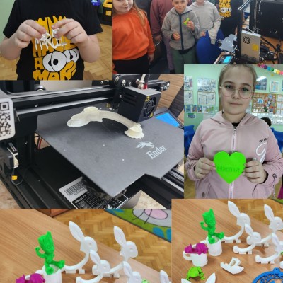 Praca z drukarkami 3D na zajęciach z programowania – klasy 2 i 3
